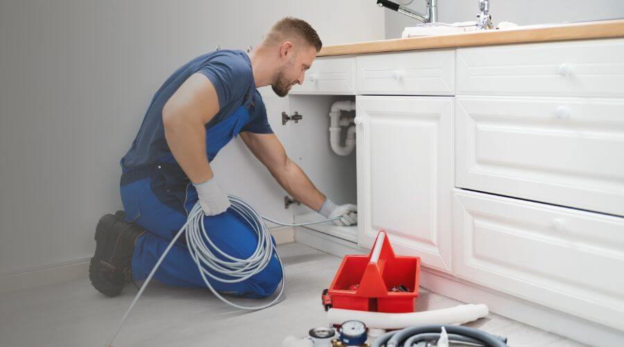 Local annual plumbing maintenance in Springport, MI